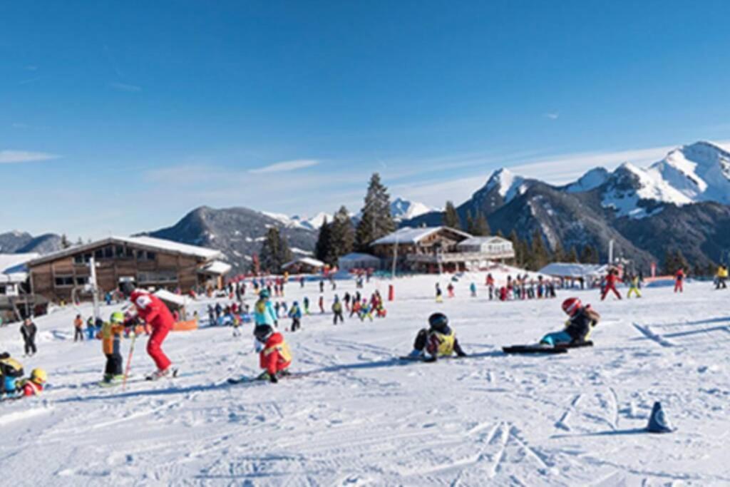 Les Cimes, Chaleureux Studio 4 Pers, 50M Du Telecabine, Vue Degagee Sur Les Pistes, Draps Non Compris Saint-Jean-dʼAulps Zewnętrze zdjęcie